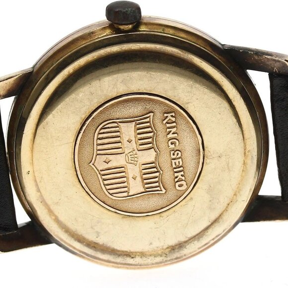 SEIKO King Seiko J14102E First model gold Dial Hand Winding Men's Watch - Picture 7 of 13